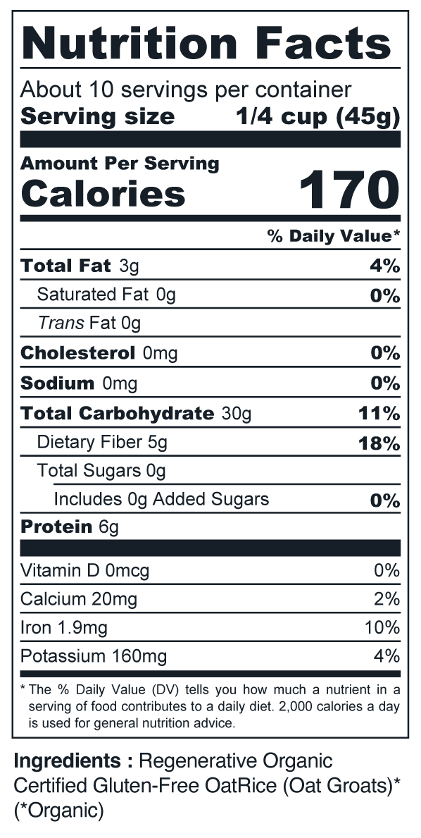 Pure Oatrice 16 oz - Stoked Oats