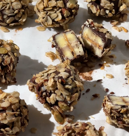 Banana Granola Bites