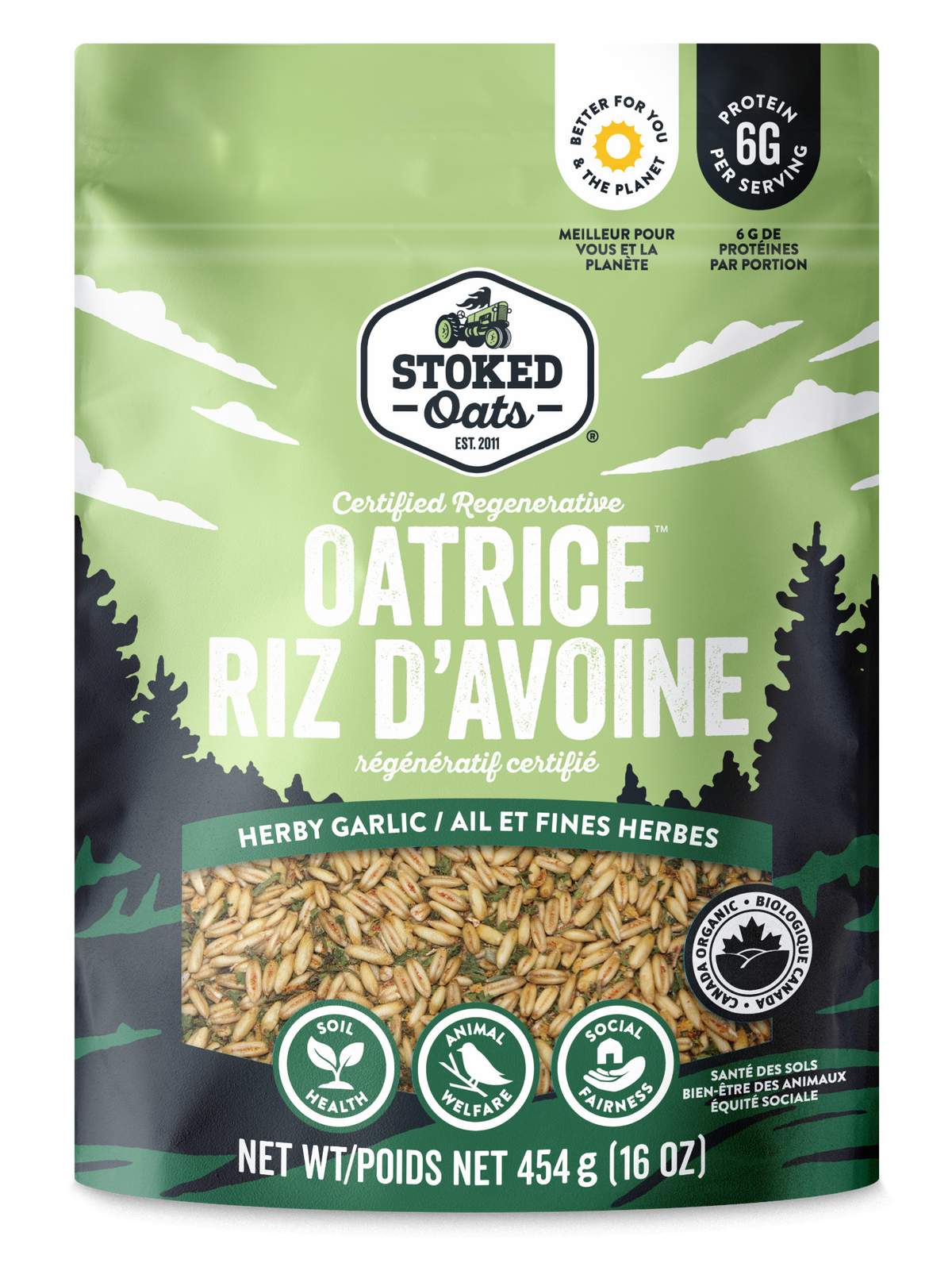 Herby Garlic Oatrice 454g