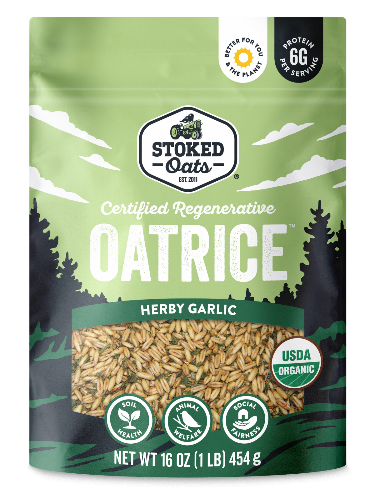 Herby Garlic Oatrice 16 oz